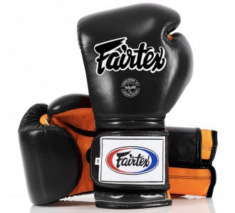 Перчатки боксерские Fairtex (BGV-9 Mexican Style Black/orange)